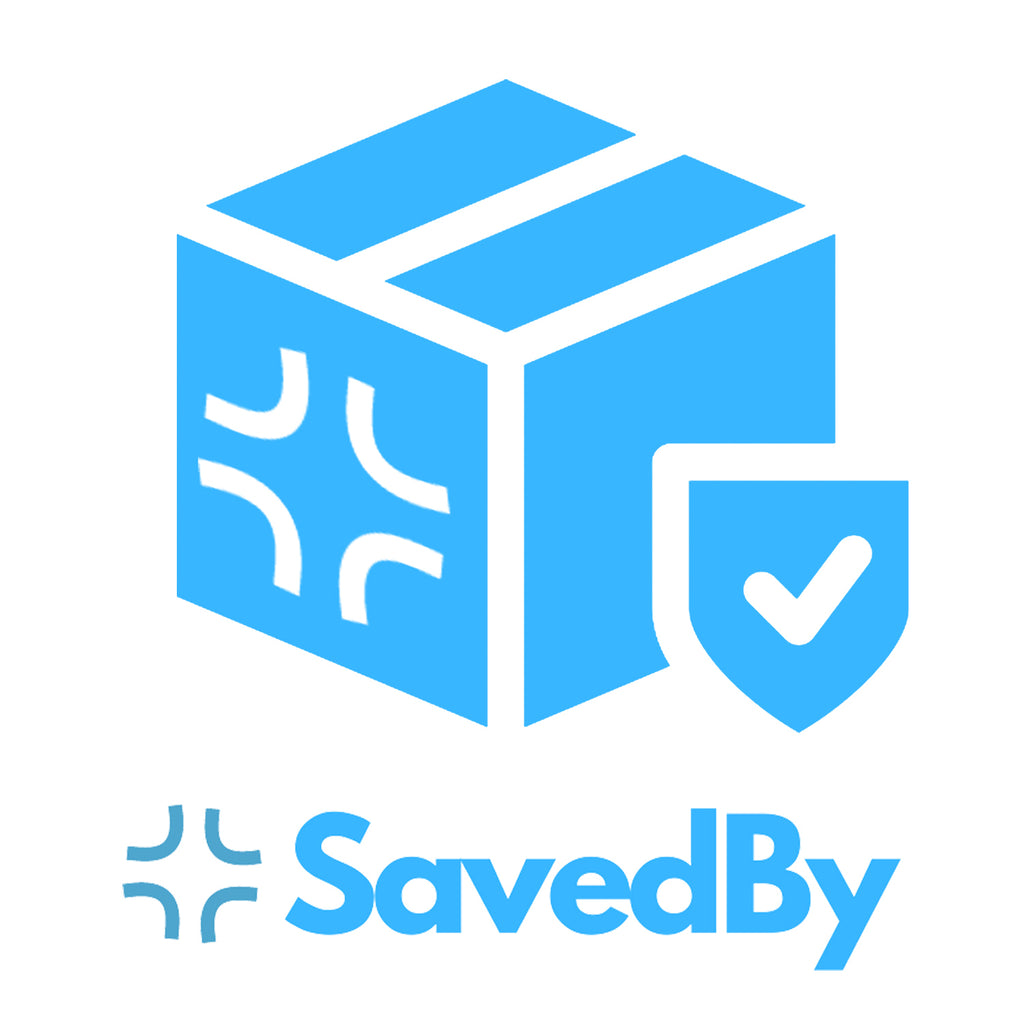 savedby logo shipping protection box checkmark